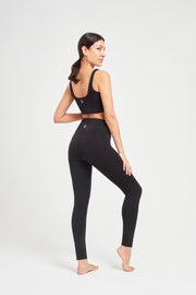 Wrap Leggings - Marl Black