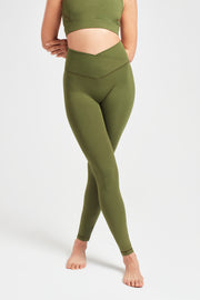 Wrap Leggings - Earth Khaki