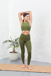 Wrap Leggings - Earth Khaki